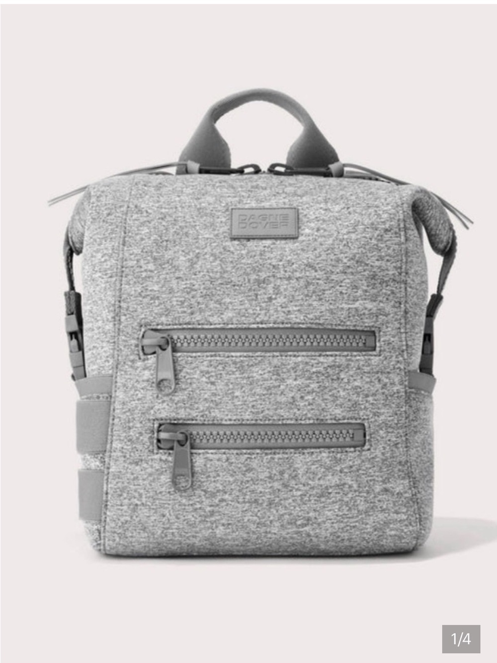 Dagne Dover Backpack Indi Diaper Bag Backpack Heather Gray Large